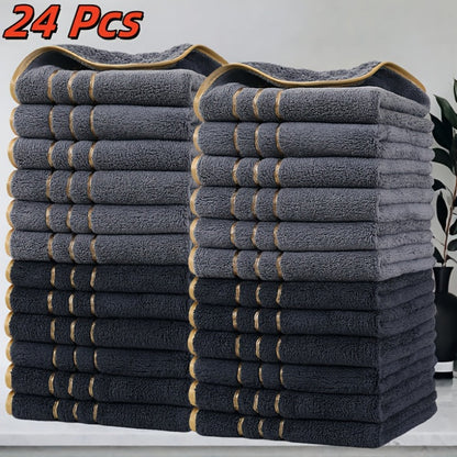 GoldStripe microvezel handdoekenset