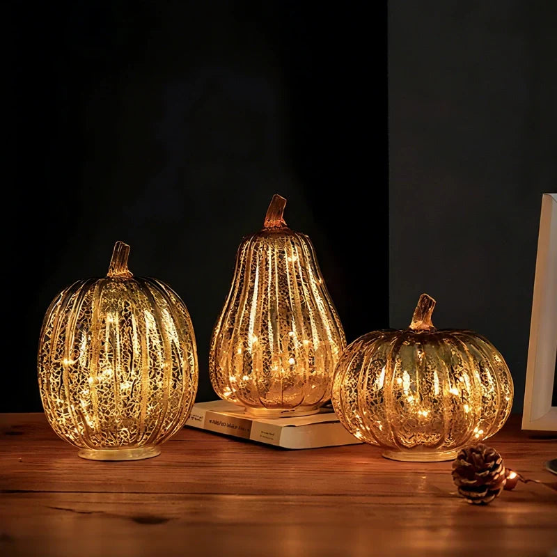 Lumio handgeblazen glazen herfstverlichting