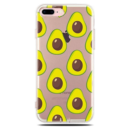 iPhone 7 Plus / 8 Plus TPU hoesje avocado print