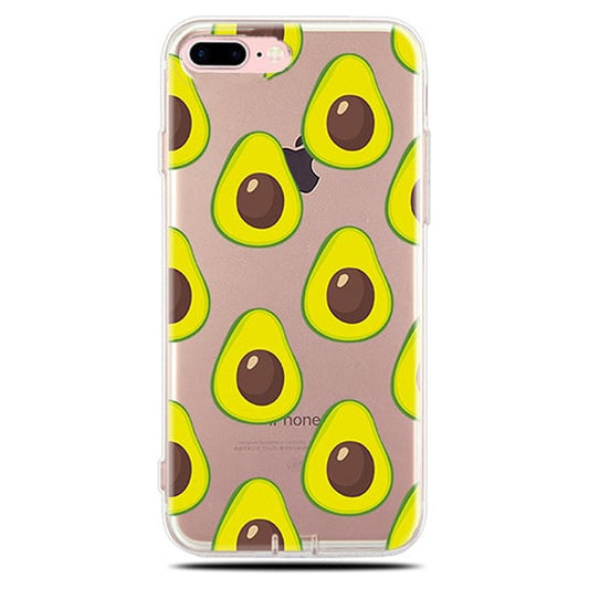 iPhone 7 Plus / 8 Plus TPU hoesje avocado print