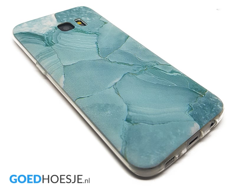 Galaxy S7 Edge TPU hoesje marmer design