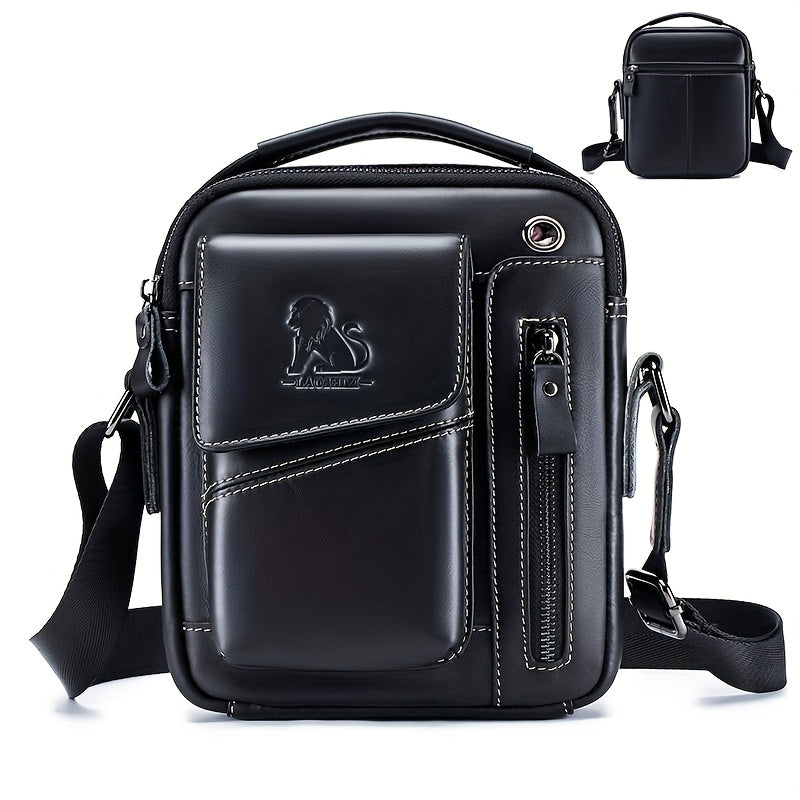 LionCarry leren crossbody handtas