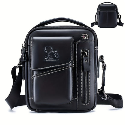 LionCarry leren crossbody handtas