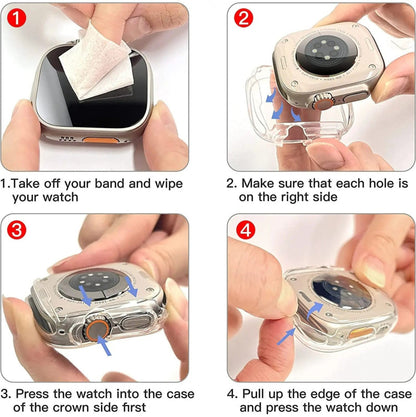 Apple Watch Ultra 49MM transparant TPU hoesje