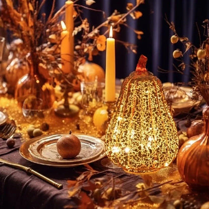 Lumio handgeblazen glazen herfstverlichting