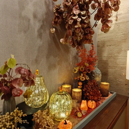 Lumio handgeblazen glazen herfstverlichting