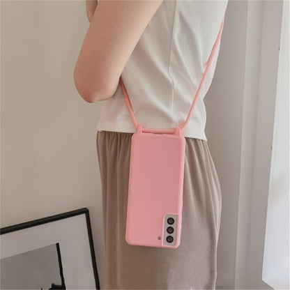 Samsung Galaxy Note 10 Crossbody TPU Hoesje Roze