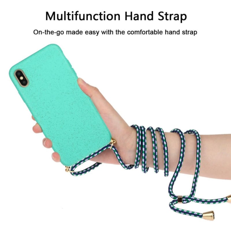 iPhone Xs Max crossbody TPU hoesje met koord