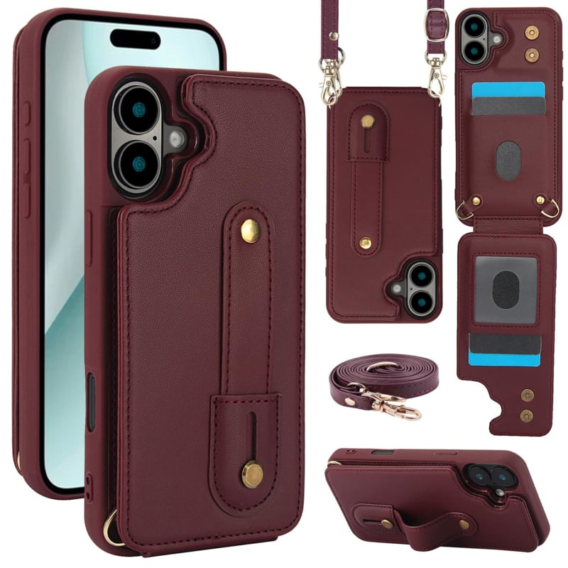 iPhone 16 hoesje met pasjeshouder