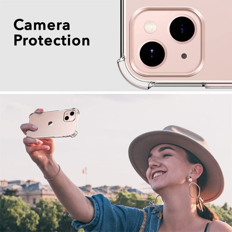 iPhone 15 Plus transparant schokbestendig TPU hoesje
