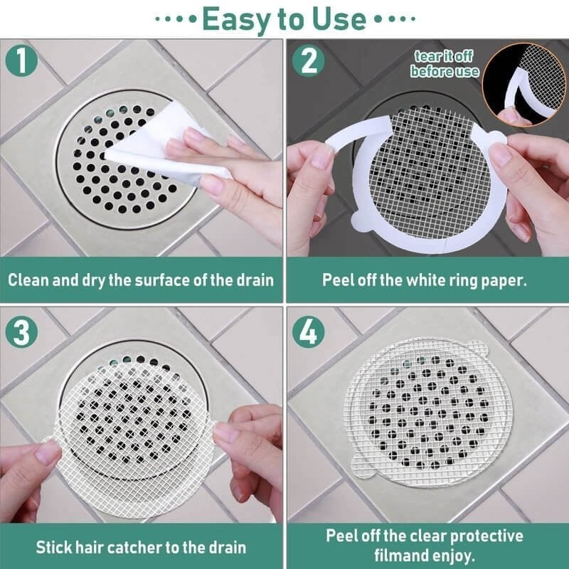 CleanFlow™ wegwerp vloerafvoerstickers