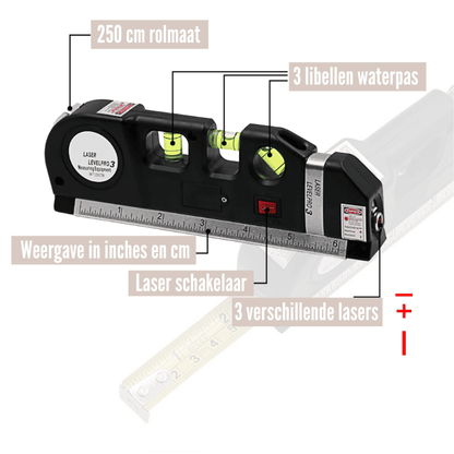 PrecisionPro 4-in-1 laser meetinstrument