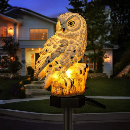 Lumio solar uilen tuinlamp