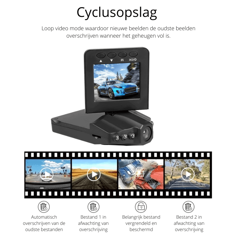 Driving Recorder HD groothoek dashcam
