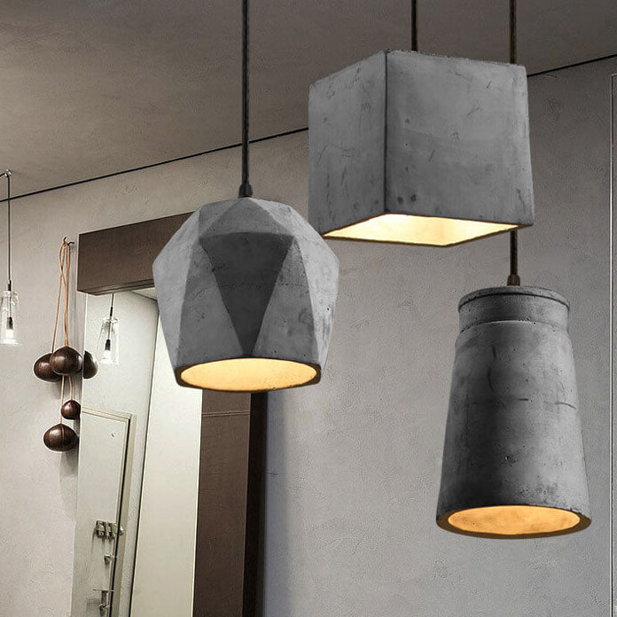 SMD Living industriële cement hanglamp