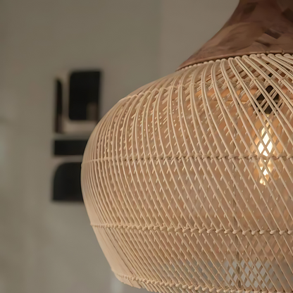 Boho rotan hanglamp sfeerverlichting