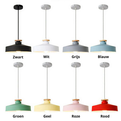 Lumio Scandinavische houten hanglamp