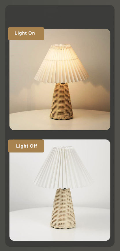 Lumio rattan tafellamp