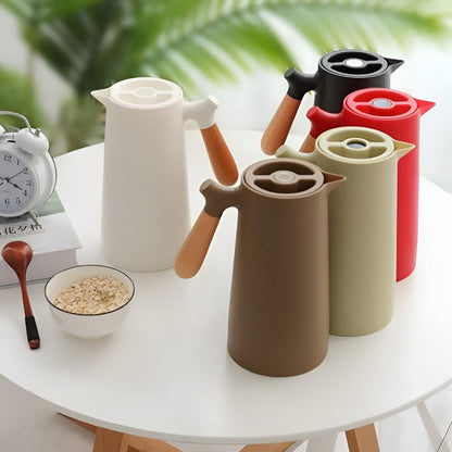Odior geïsoleerde karaf met houten handvat