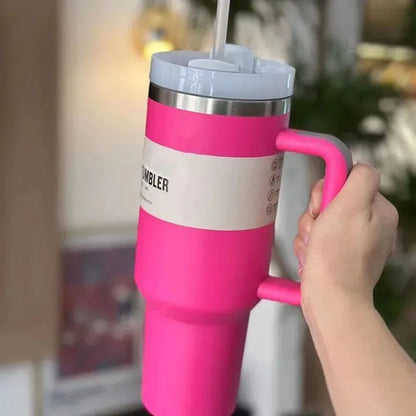 ThermoTumbler vacuüm geïsoleerde beker met handvat