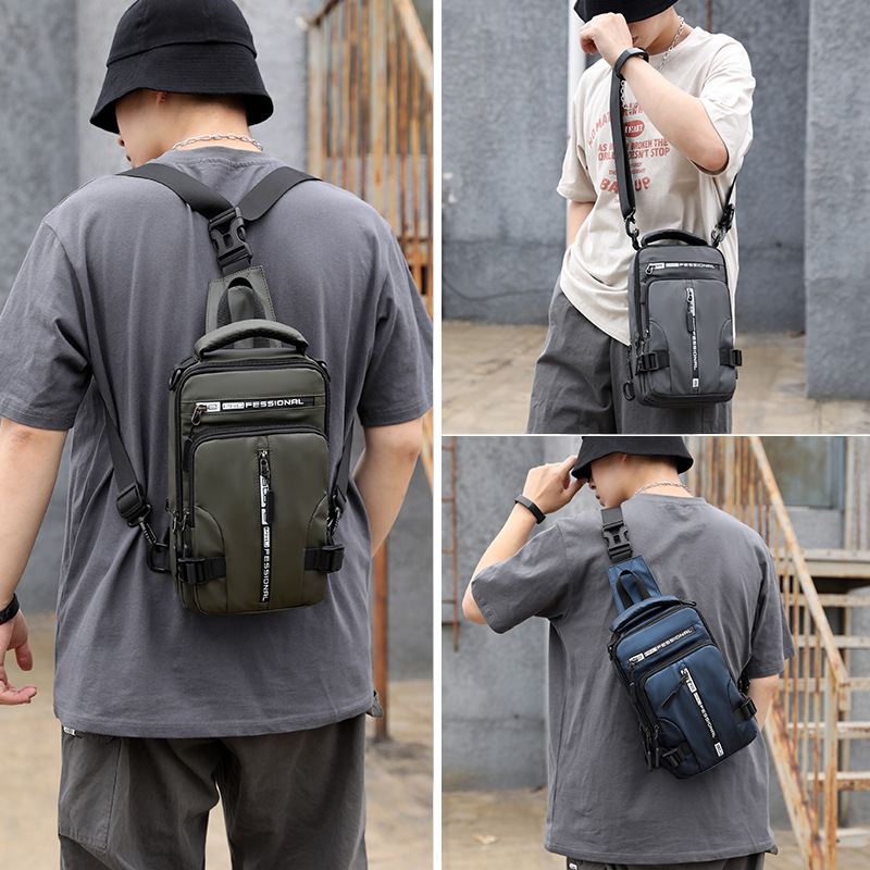 Multifunctionele heren crossbody rugzak