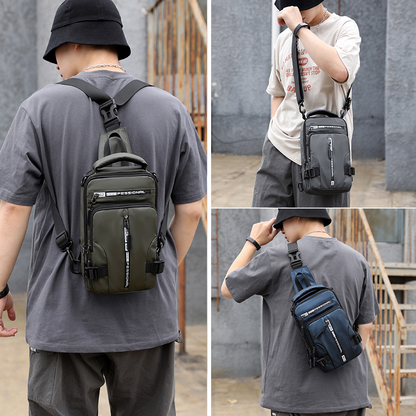 Multifunctionele heren crossbody rugzak