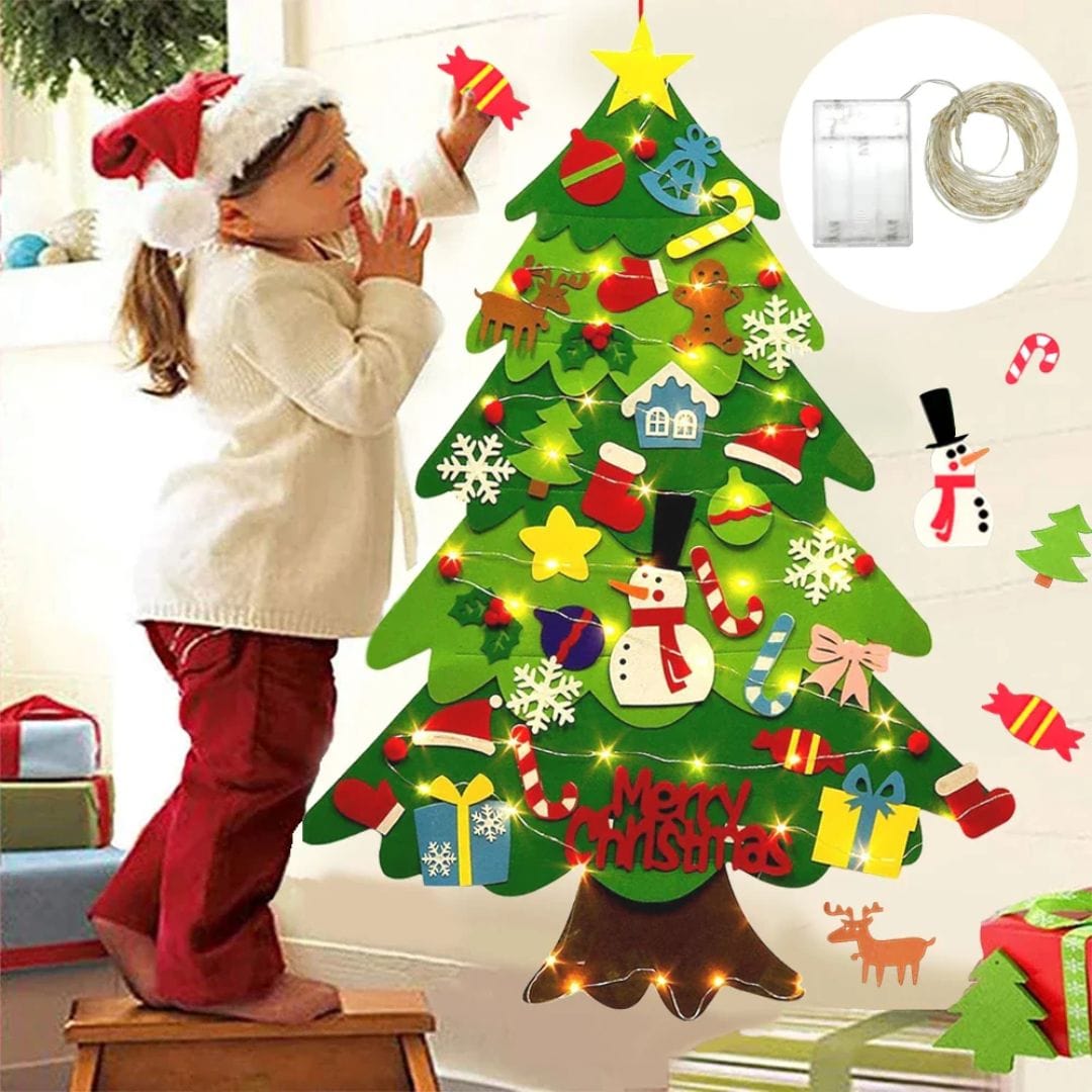 OrnaFun vilten kinderkerstboom