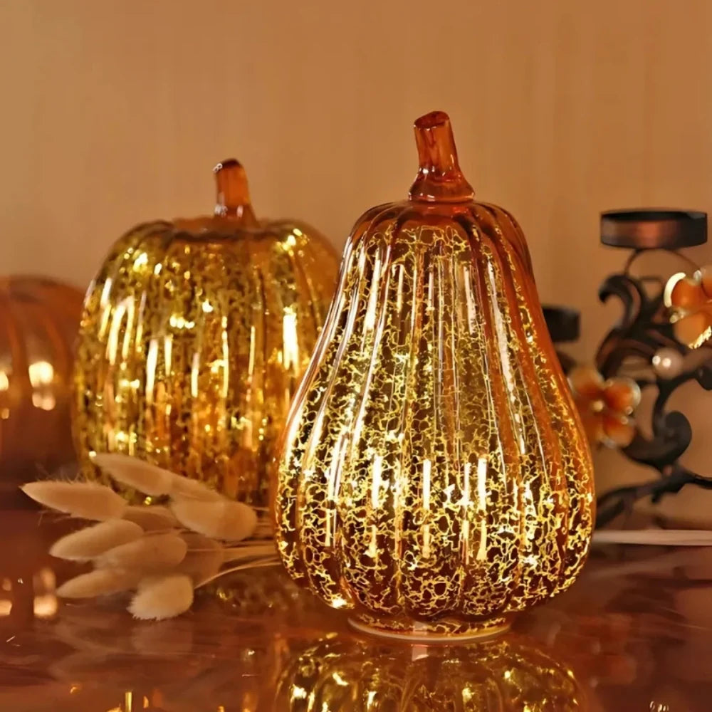 Lumio handgeblazen glazen herfstverlichting