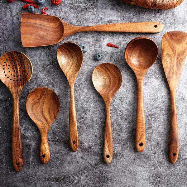RustiCook natuurlijke houten keukenset