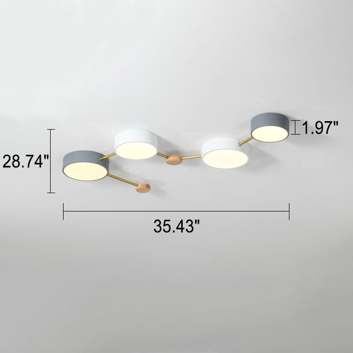 SMD Living modulaire moderne LED-plafondlamp