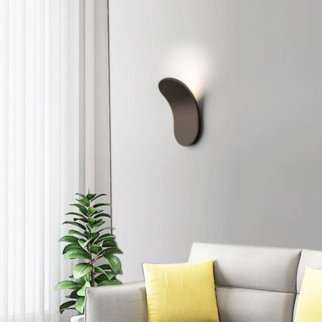 Scandinavische minimalistische LED wandlamp