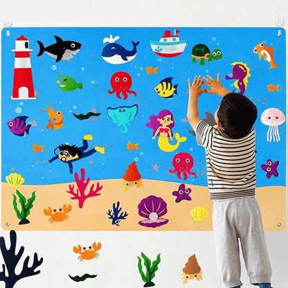VelvetiKIDS interactief peuter viltbord