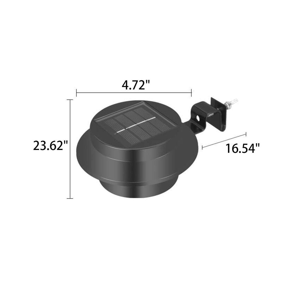 Lumio industriële solar wandlamp