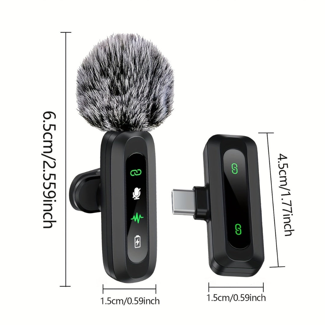 Draadloze clip microfoon
