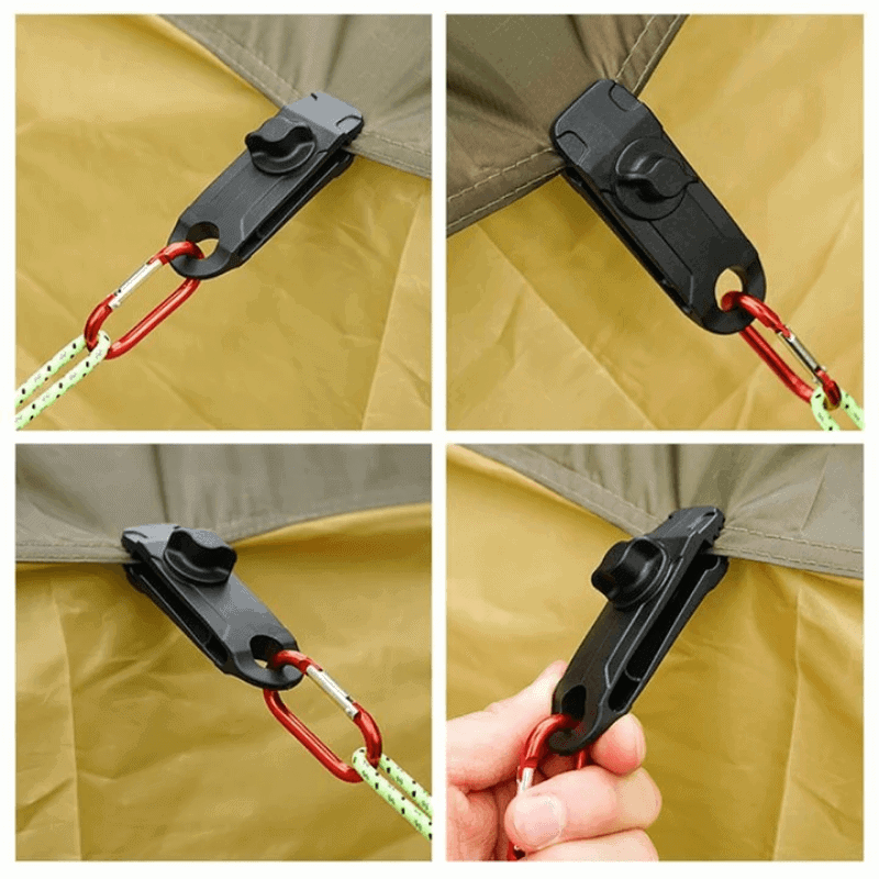 CampSecure handige tentzeil clip set