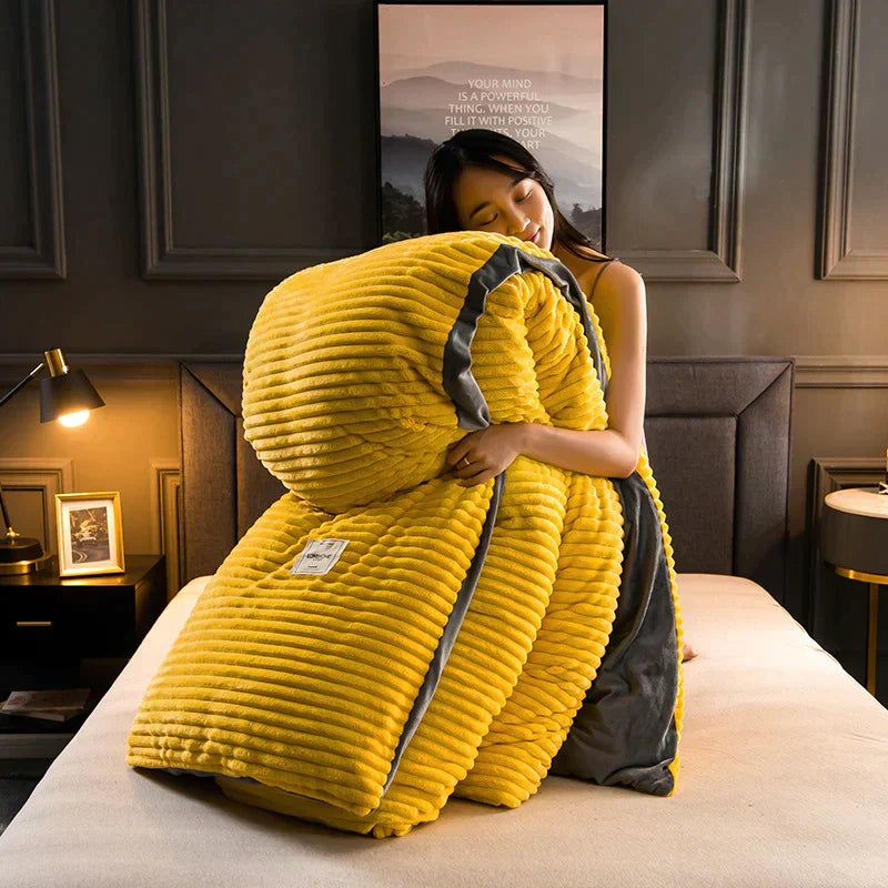 DreamWeave fluwelen fleece dekbedovertrek