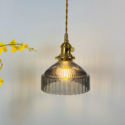 Industriële Glazen Hanglamp