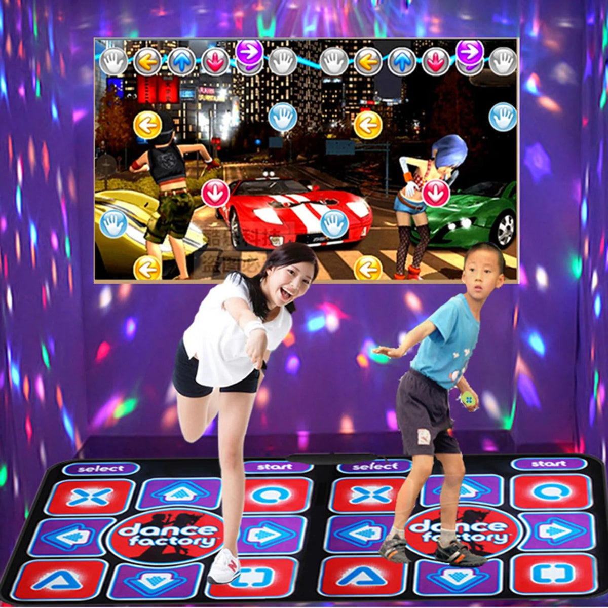 RhythmFlex dubbele dansmat