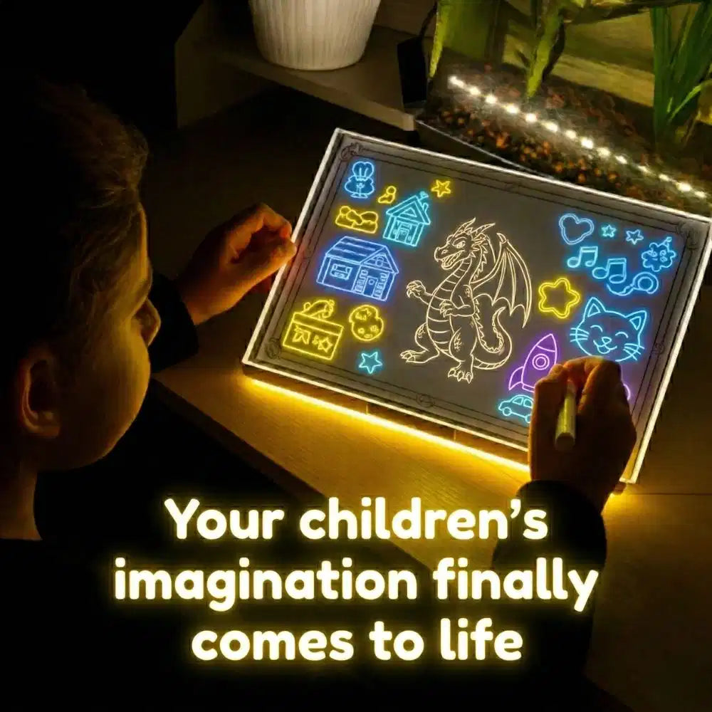 GlowPad herbruikbaar LED-tekenbord