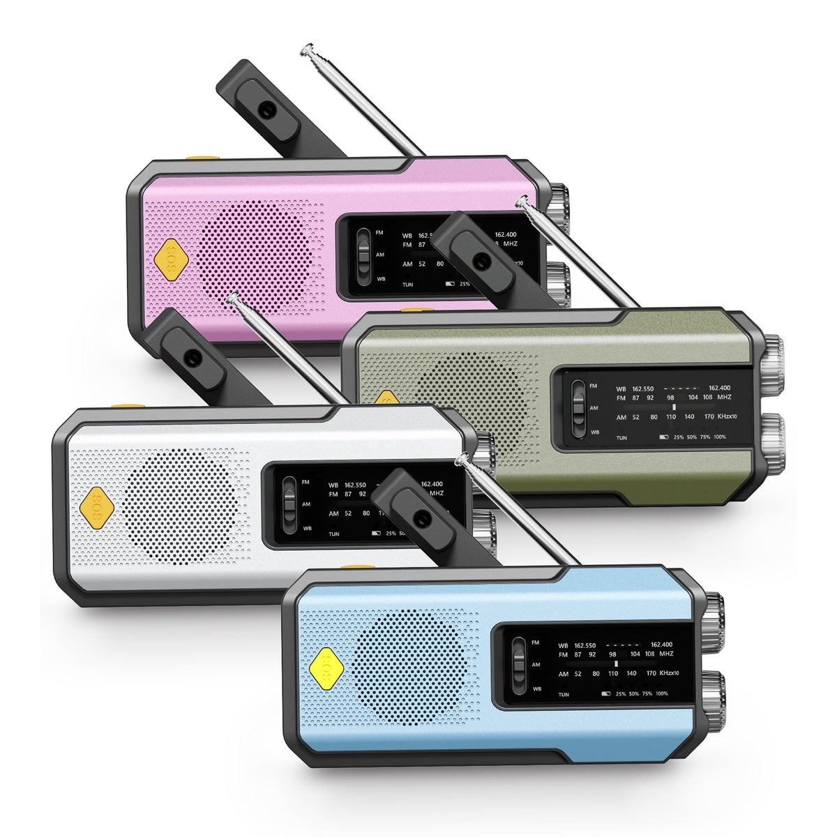 Daykit noodradio met zonnepaneel