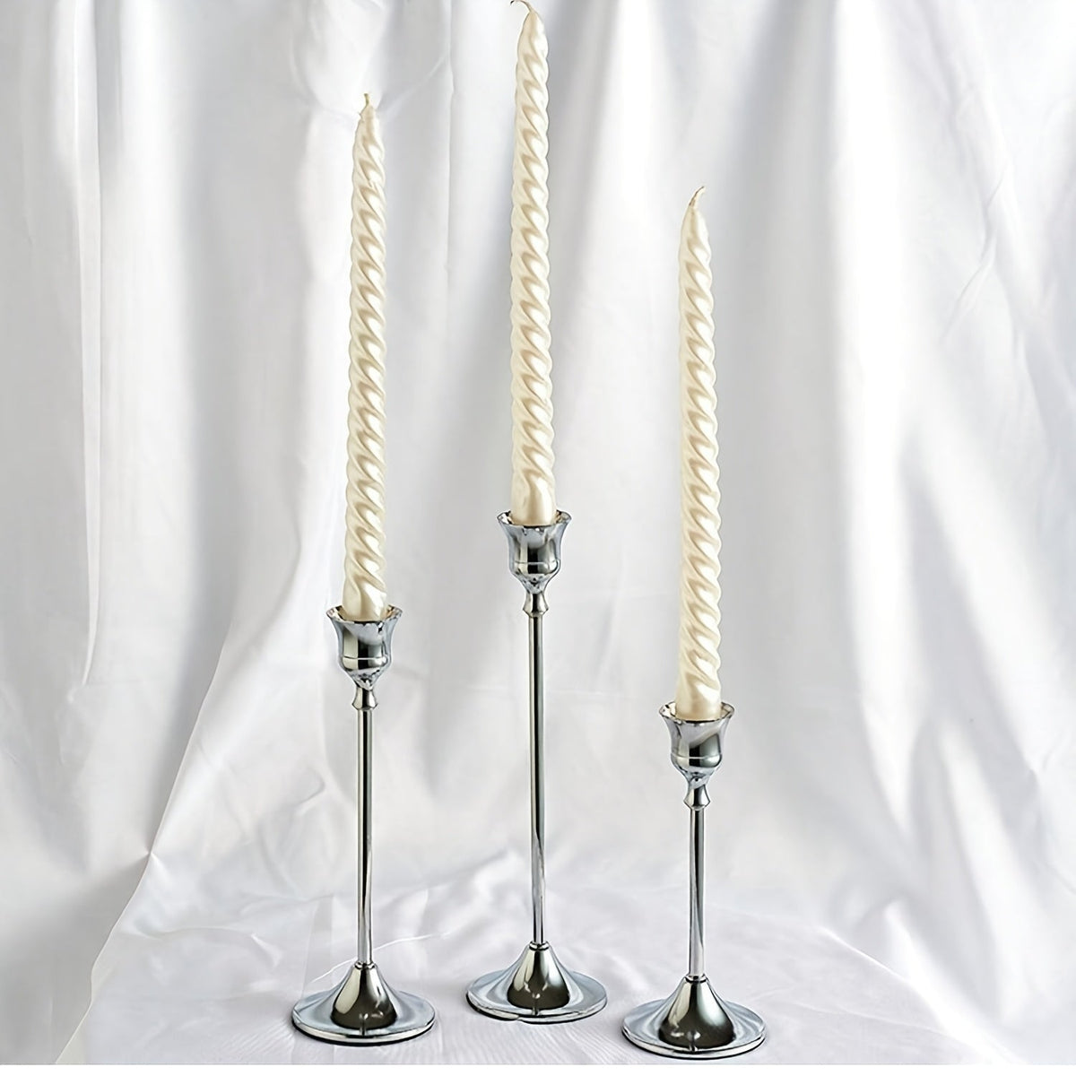 Manteluxe kegelvormige kaarsenhouder set
