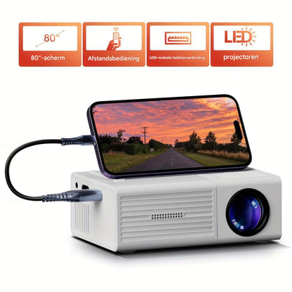 Mini Beamer Draagbare HDMI USB Projector