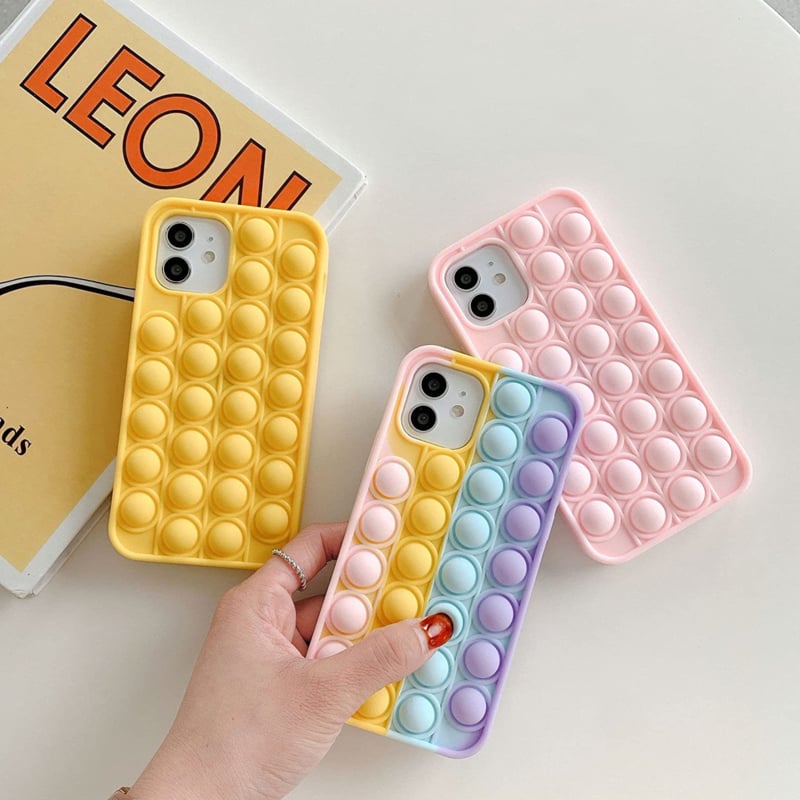 Pop It Fidget Toy hoesje voor iPhone 12 / 12 Pro