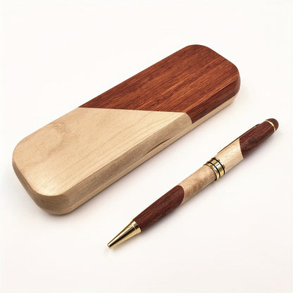 Luxe houten balpen set