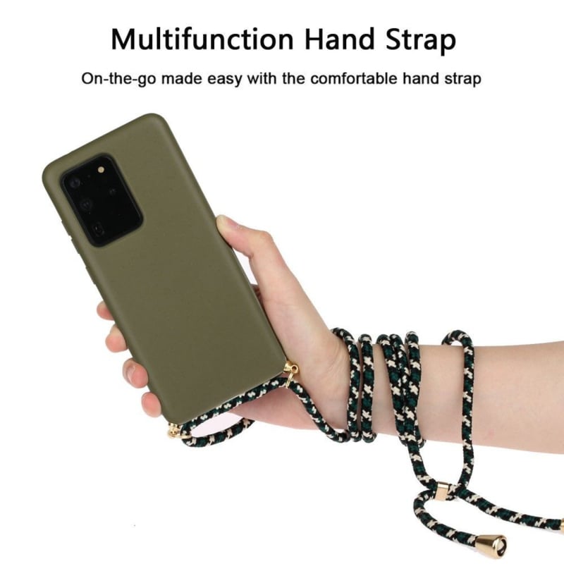 Galaxy S20 Ultra Crossbody TPU hoesje met koord