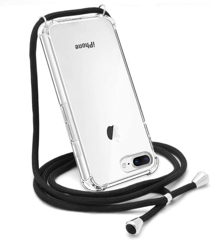 iPhone 7 Plus / 8 Plus transparant TPU koordhoesje
