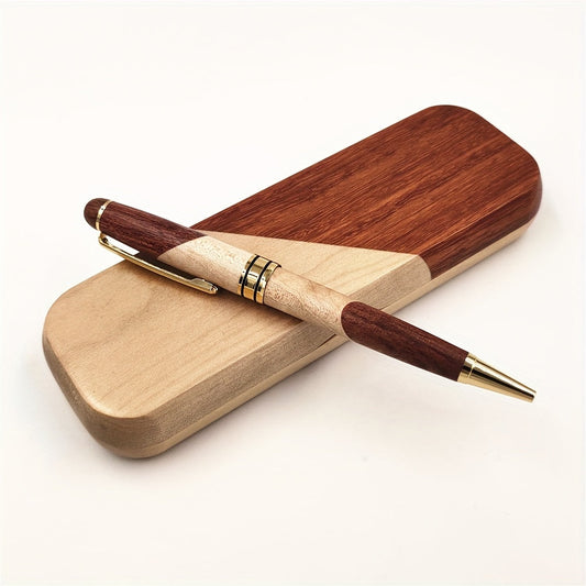 Luxe houten balpen set