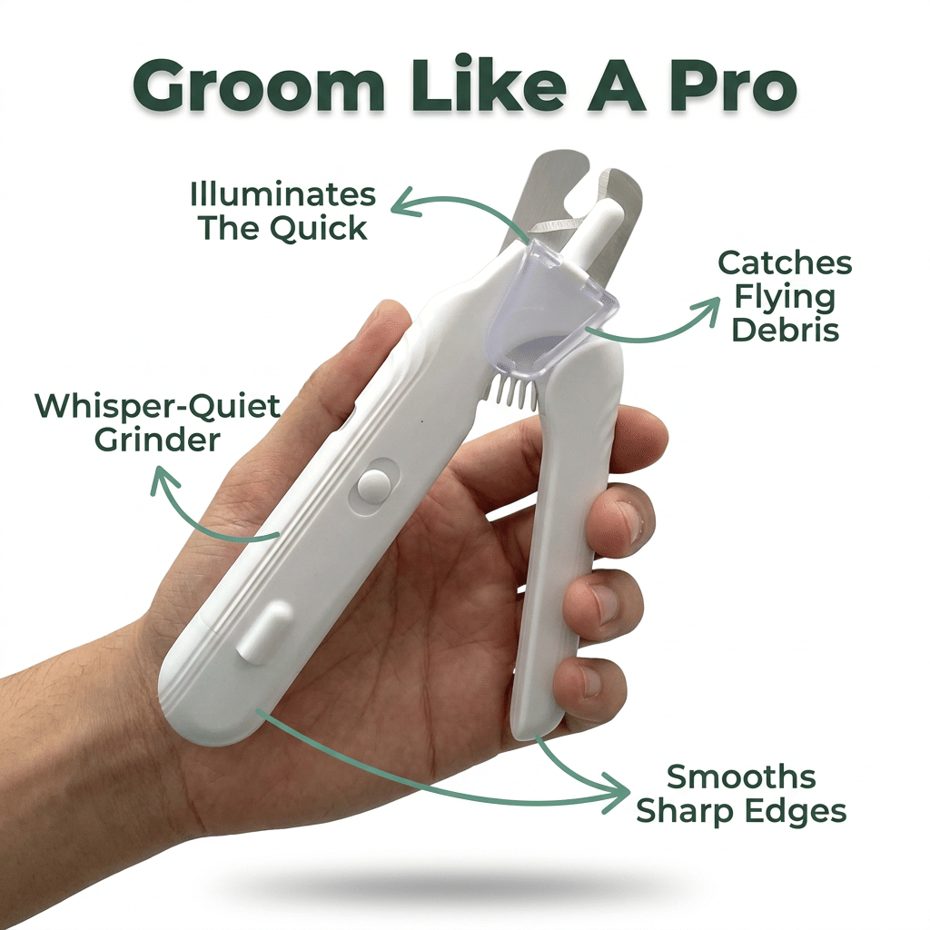 BrightTrim nagelknipper met LED