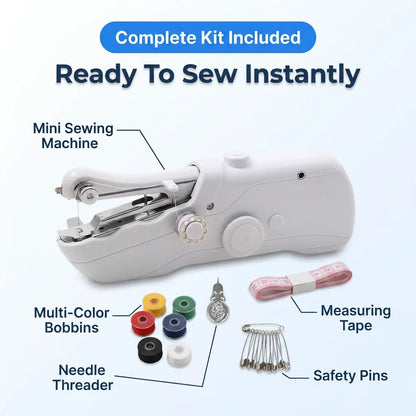 HandySew draagbare mini elektrische naaimachine