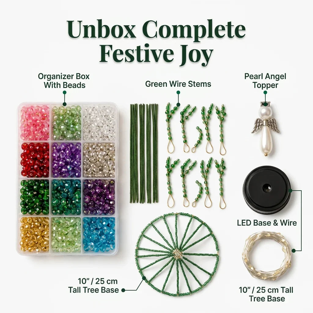 FestiveGlow all-in-one kerstboom knutselset